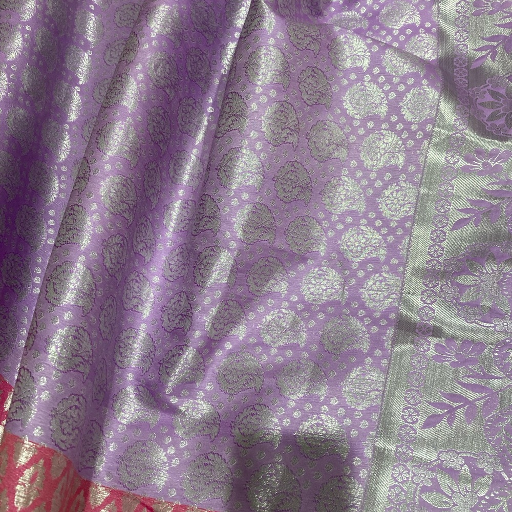 Lavender Saree - Picture 8 of 8
